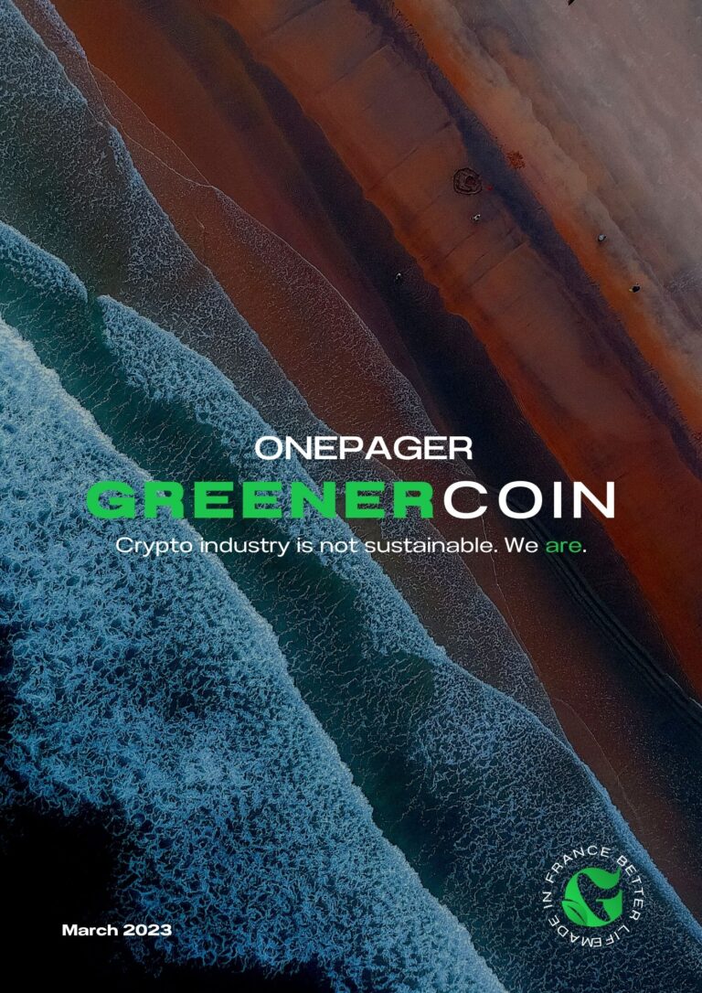 White-paper | GreenerCoin I The first native token of GreenerChain, the  certified green blockchain